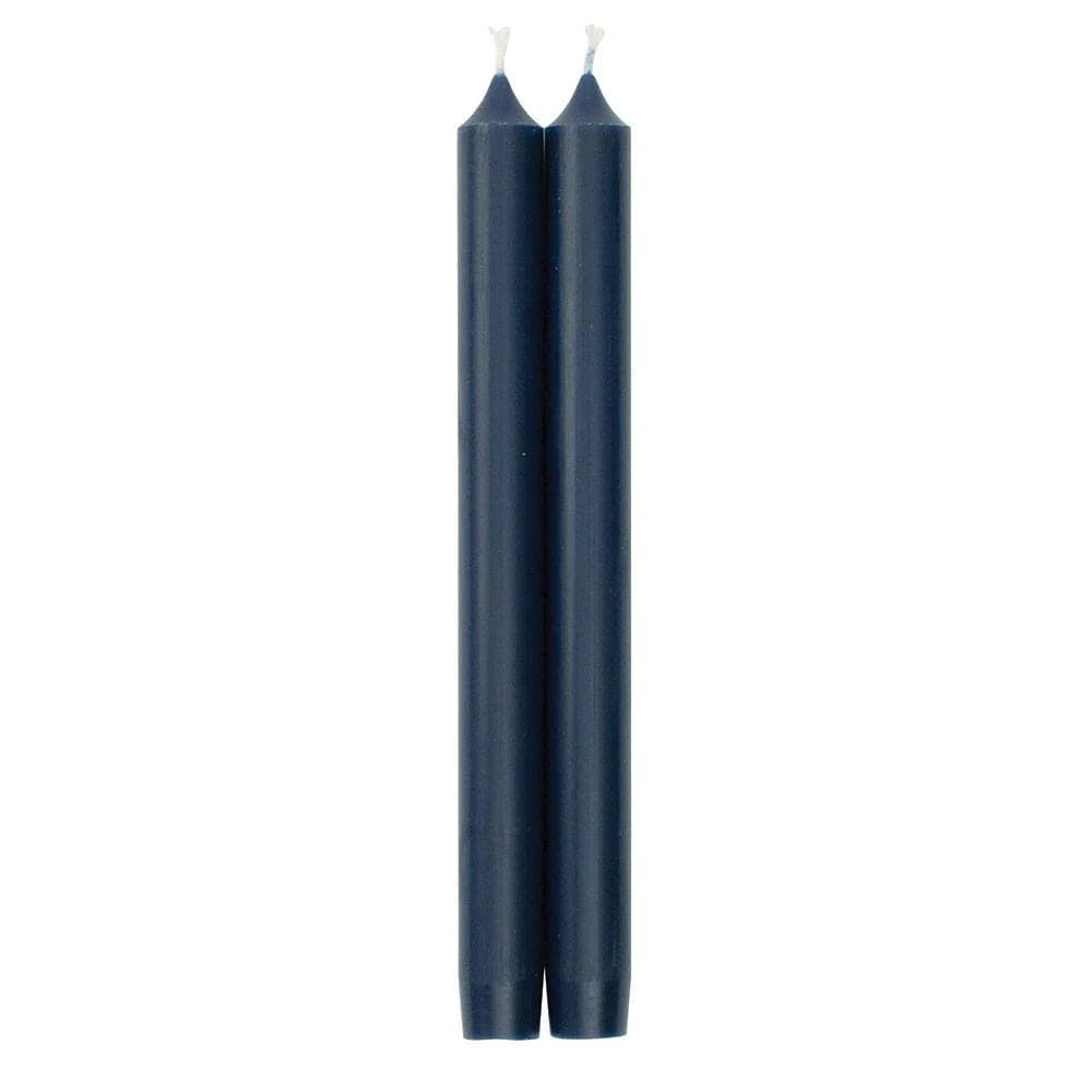 Straight Taper 12&quot; Candles in Marine Blue - 2 Candles Per Package