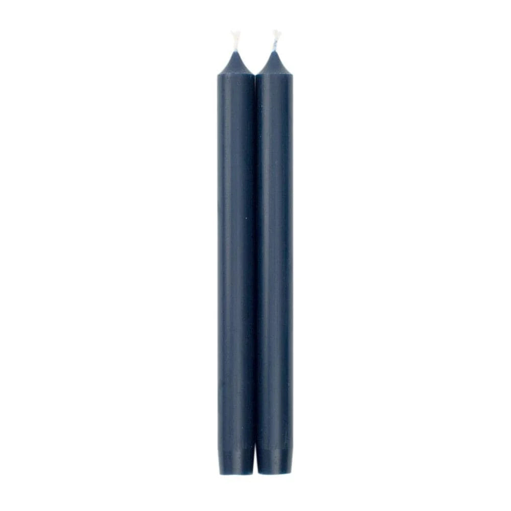 Straight Taper 10&quot; Candles in Marine Blue - 2 Candles Per Package