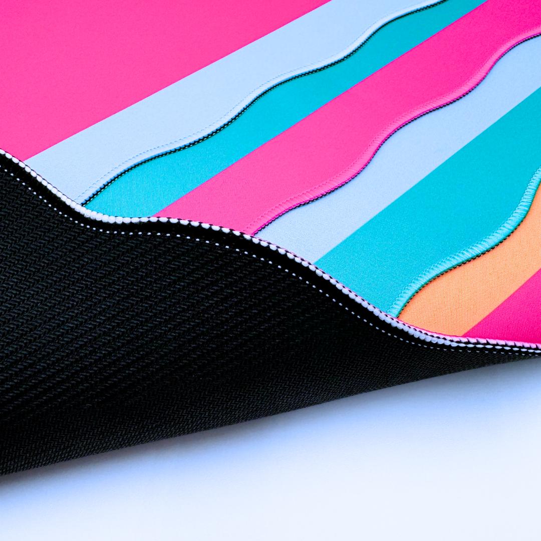 MINI MAHJONG MAT  |  Color Wave  |  21" x 21" - The Preppy Bunny
