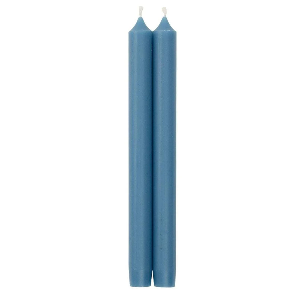 Straight Taper 12" Candles in Parisian Blue - 2 Candles Per Package - The Preppy Bunny
