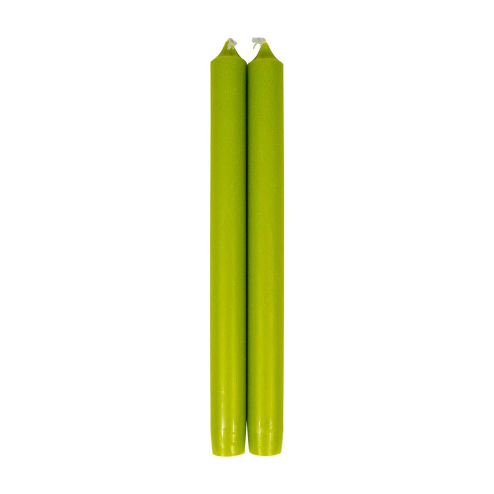 Straight Taper 10&quot; Candles in Chartreuse - 2 Candles Per Package