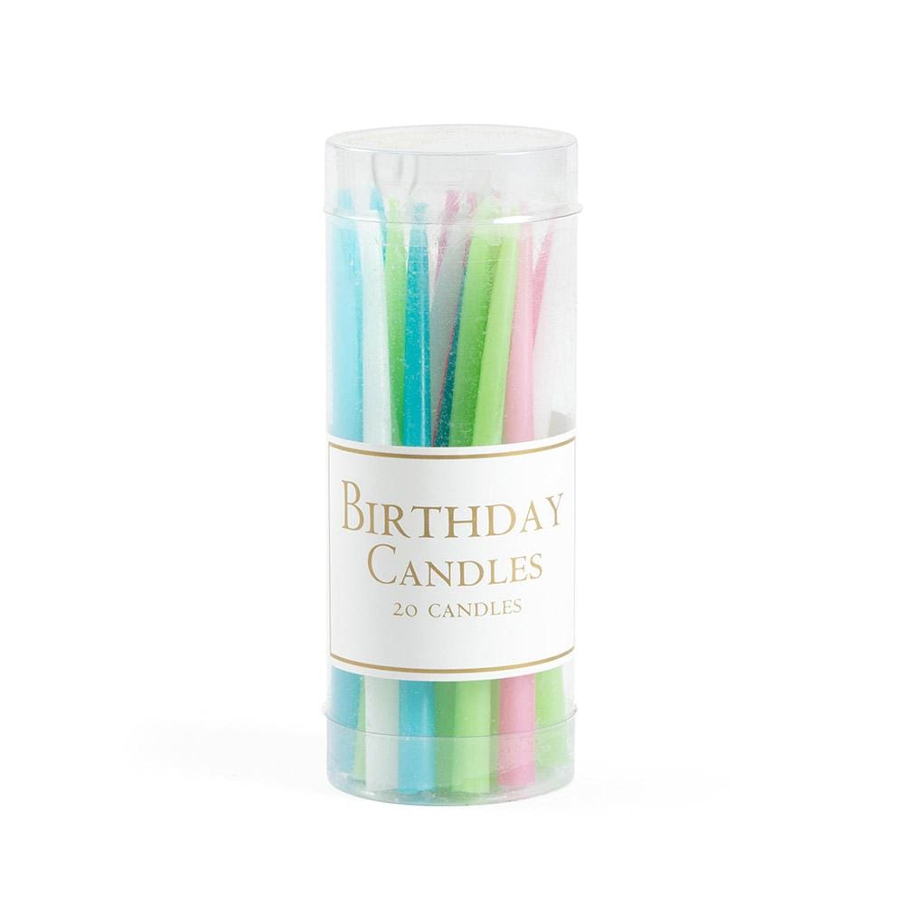 Birthday Candles in Pastels - 20 Candles Per Box - The Preppy Bunny