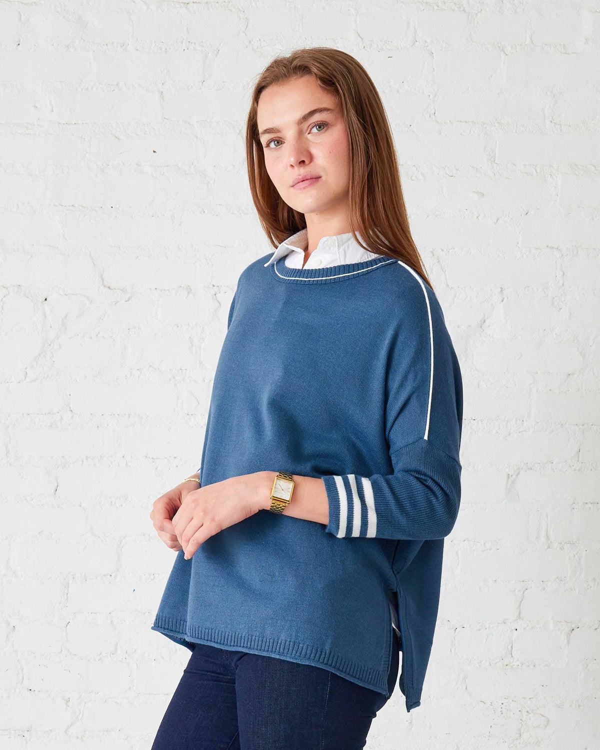 Catalina Crewneck Sweater in Sport - OS &amp; Petite - The Preppy Bunny