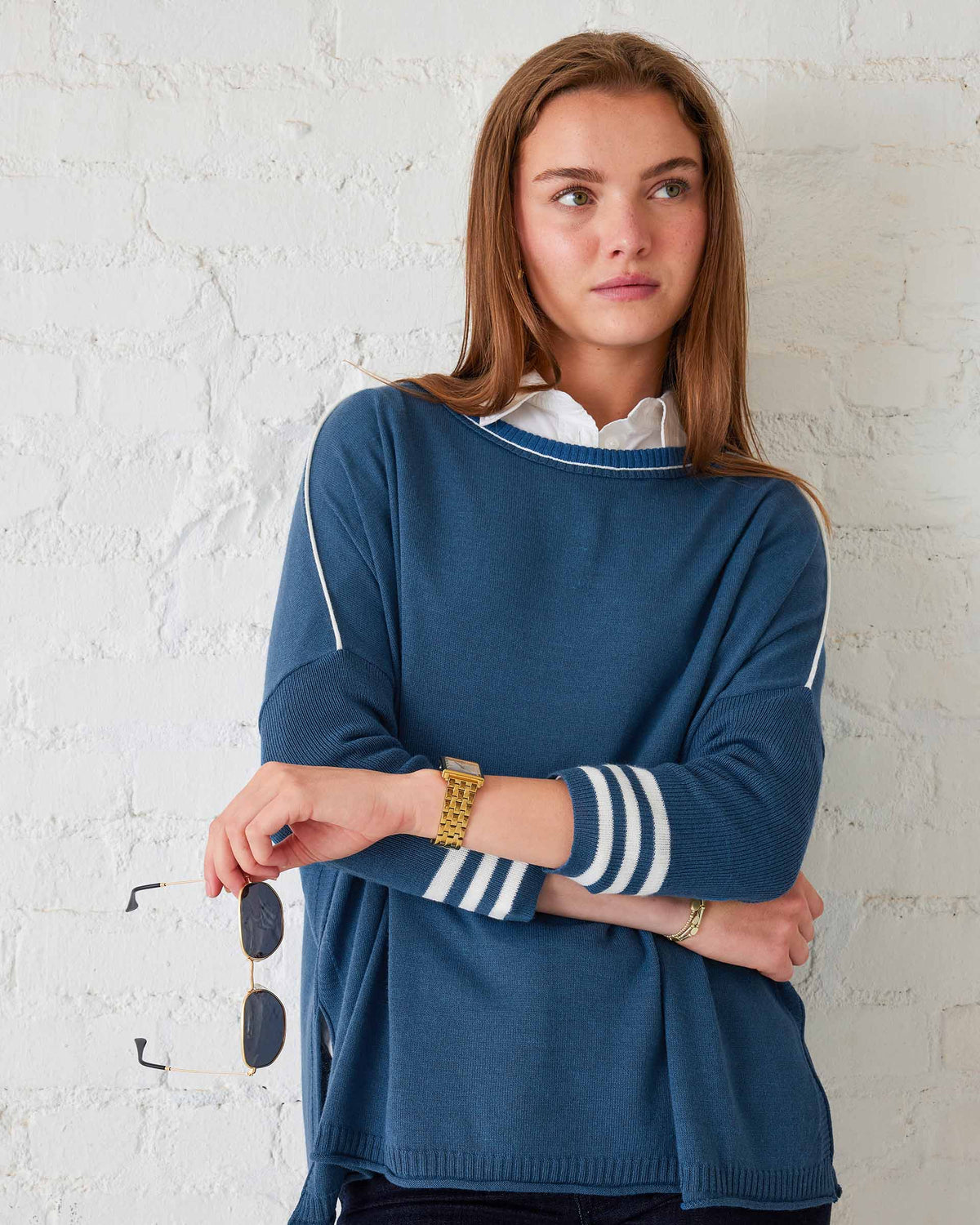 Catalina Crewneck Sweater in Sport - OS &amp; Petite