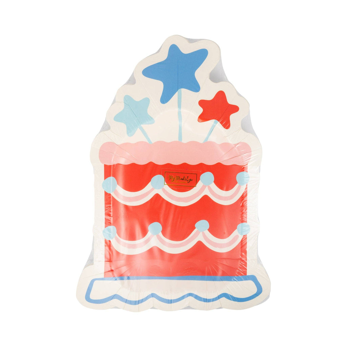 Summer Cake Shaped 11" Paper Plates - The Preppy Bunny