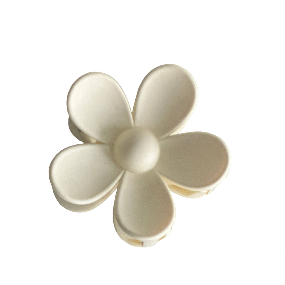 Ivory Flower Power Hair Clip - The Preppy Bunny