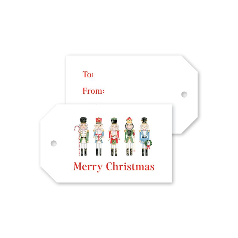 Classic Nutcrackers Gift Tags - The Preppy Bunny