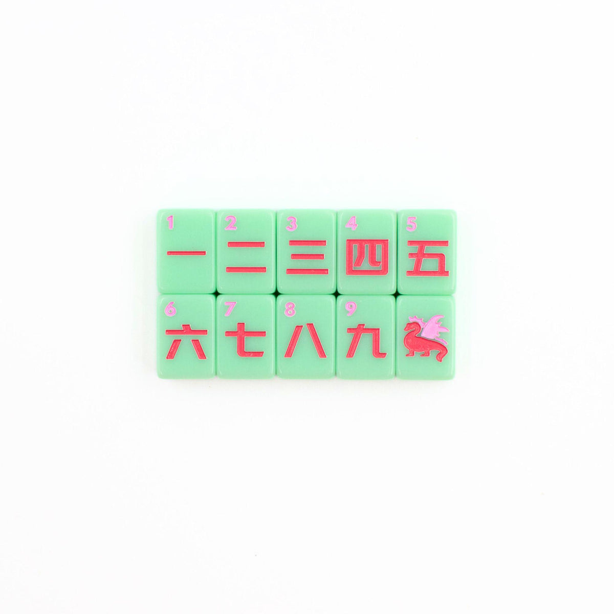 MINI TRAVEL MAHJONG  |  Mini Anywhere Series  |  Green - The Preppy Bunny