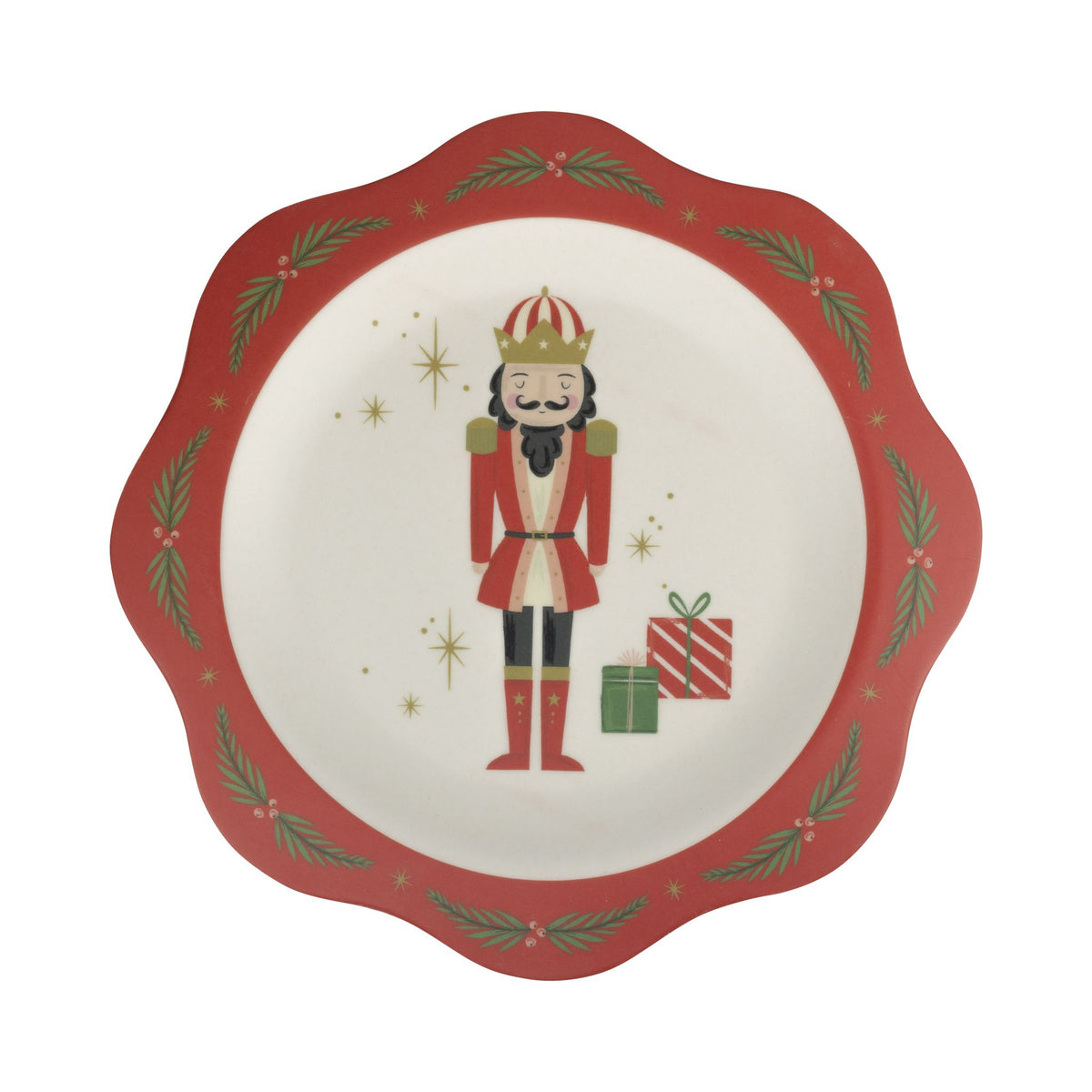 Nutcracker Bamboo 9&quot; Plates - Set of 4