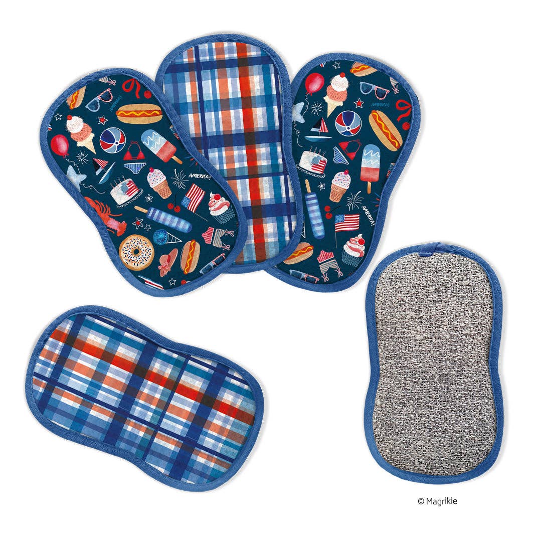 Summer Favorites Microfiber Scrubbie Set - The Preppy Bunny