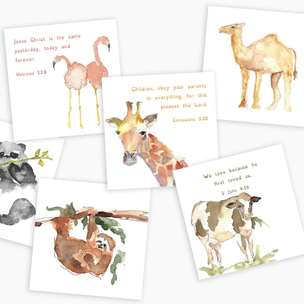 Children&#39;s Scripture Cards - The Preppy Bunny