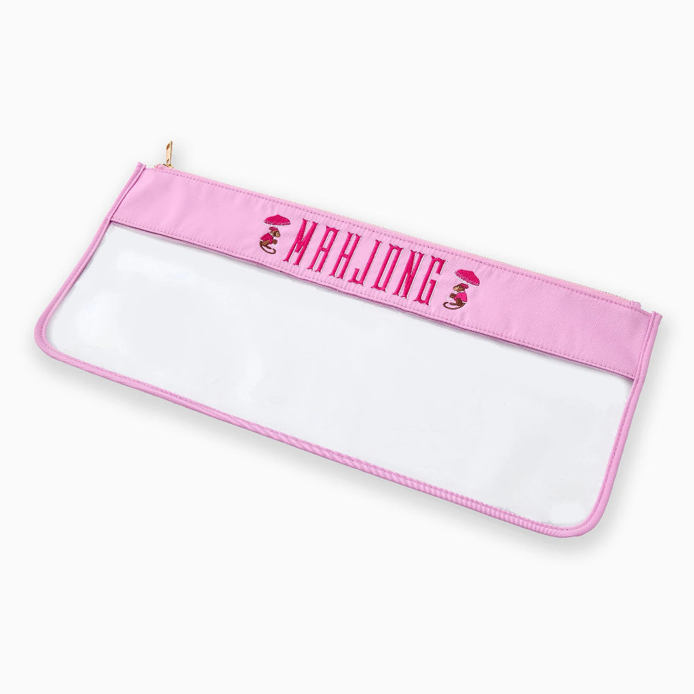 Cotton Candy Monkey Mahjong Bag - The Preppy Bunny