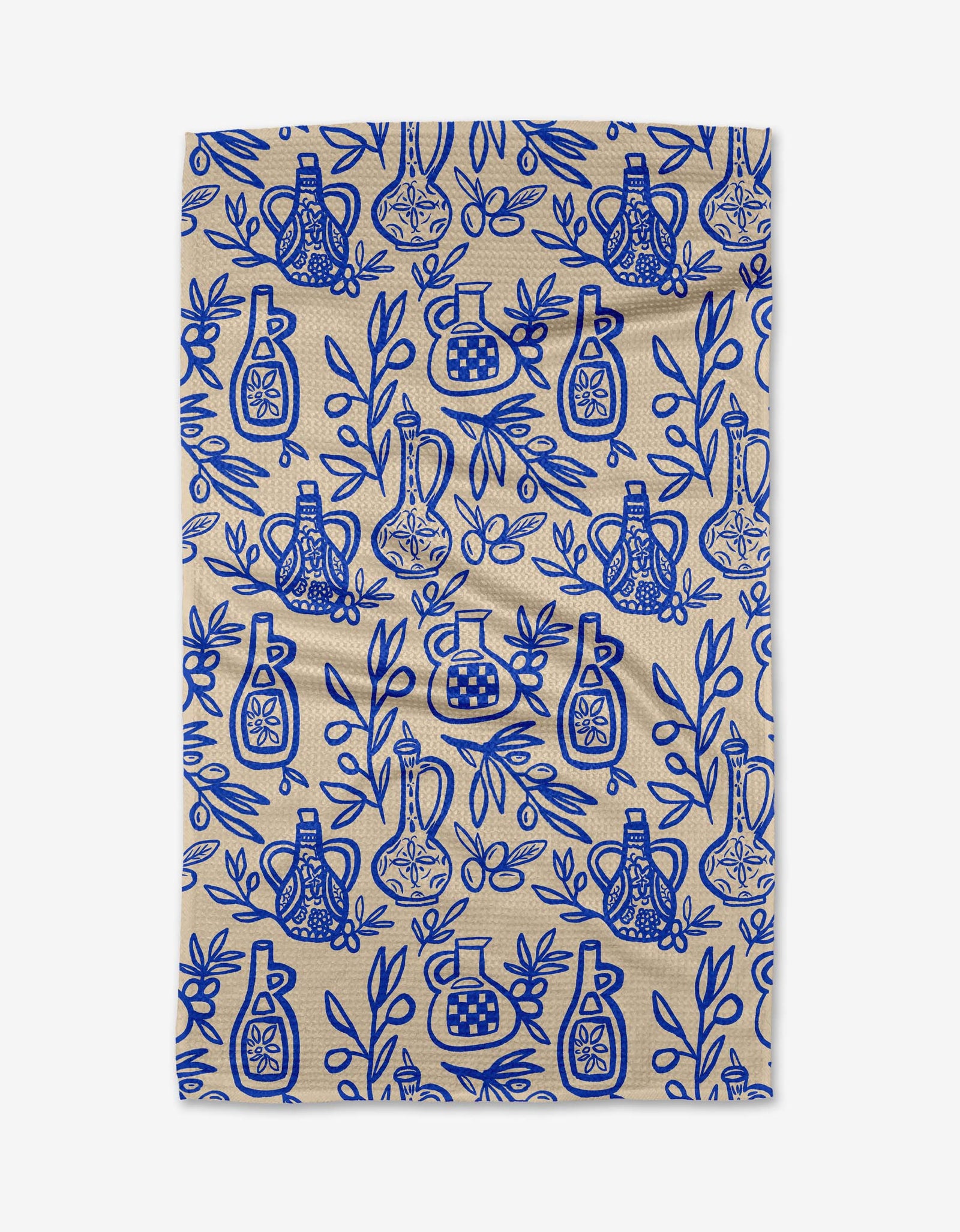 Mediterranean Pour Tea Towel by Geometry - The Preppy Bunny