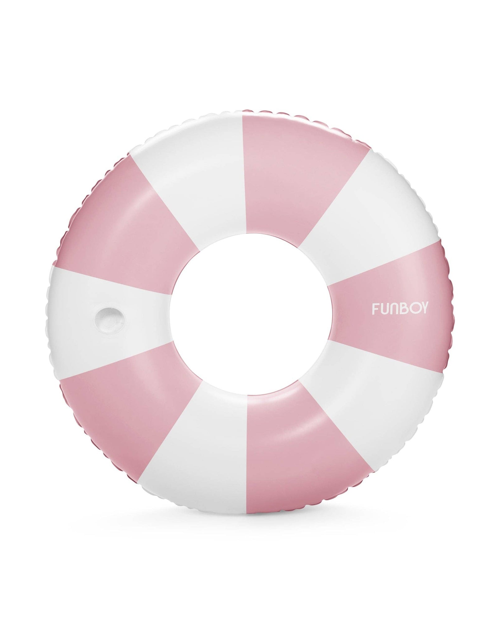 Pink Vintage Stripe Tube Float - The Preppy Bunny