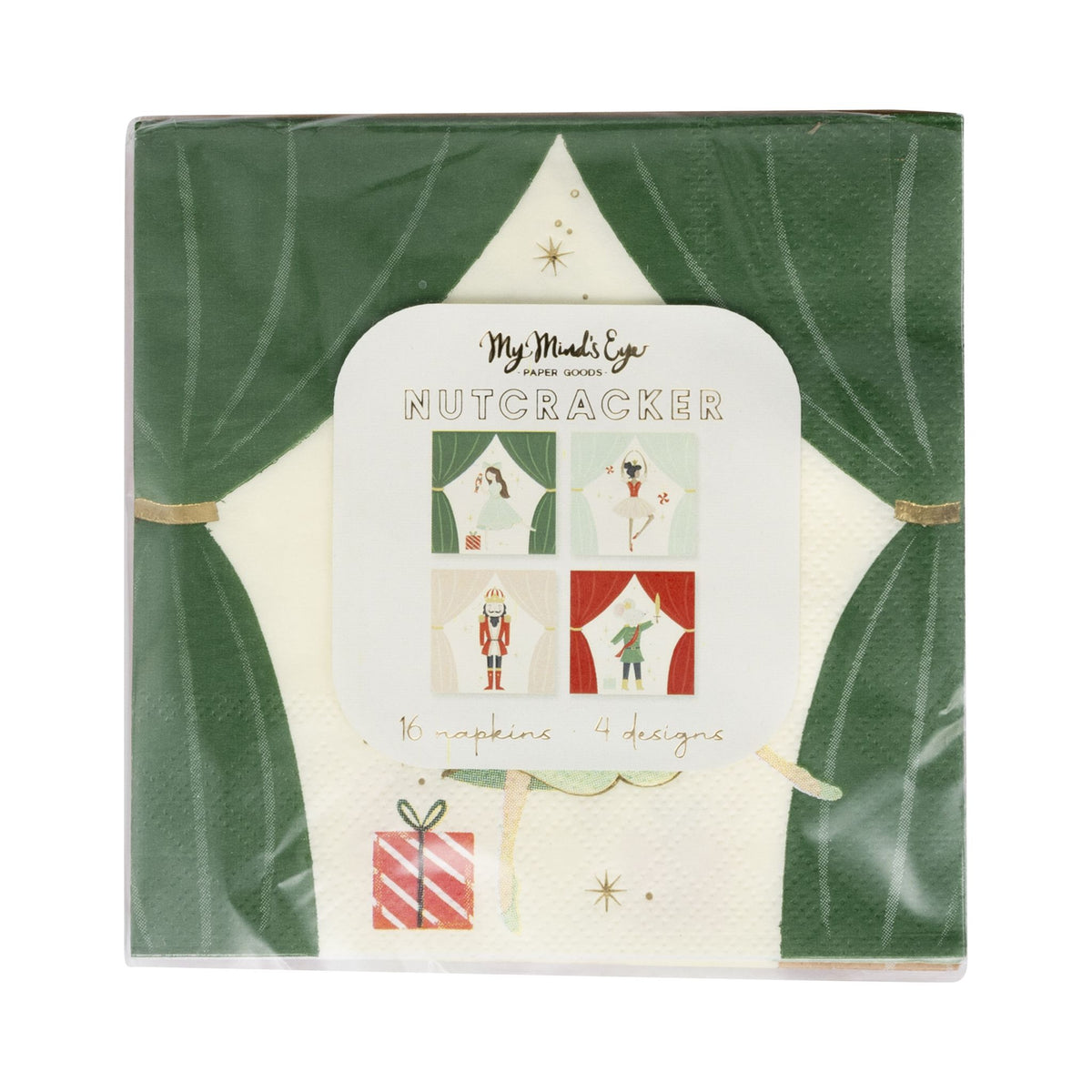 Nutcracker Paper Beverage Napkin Set