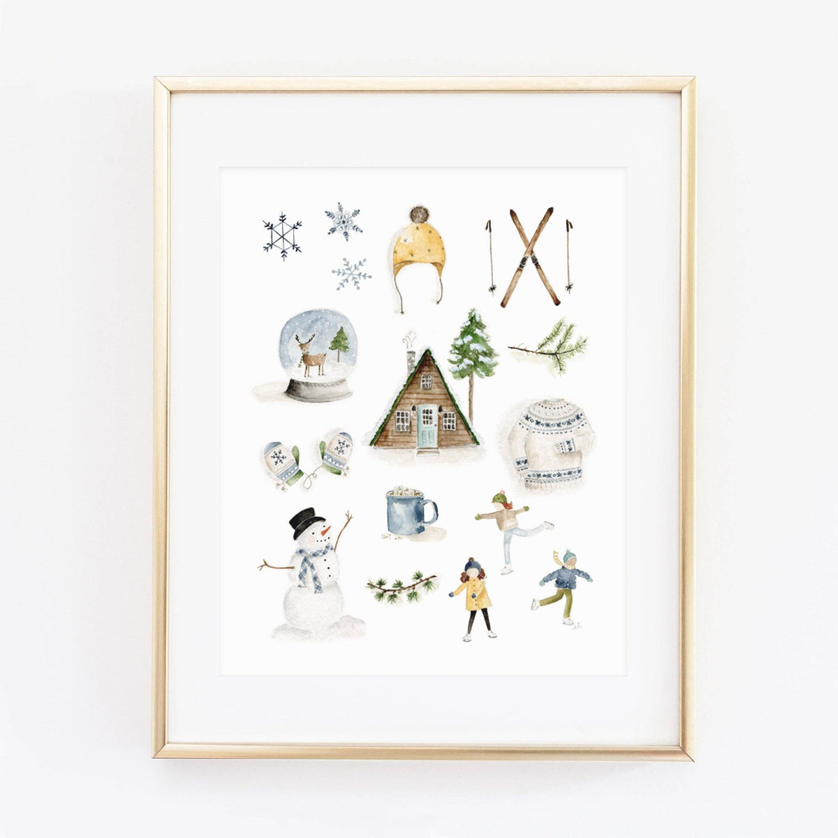 Winter art print