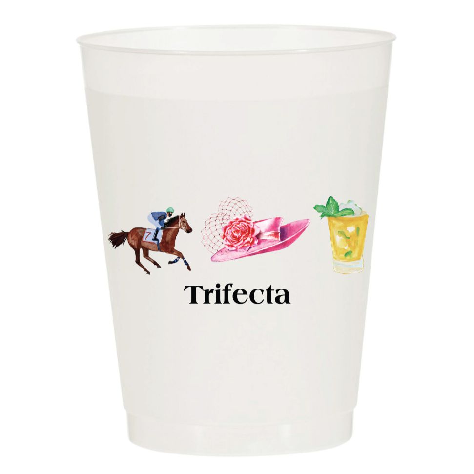 Trifecta Kentucky Derby Frosted Cups - Derby - The Preppy Bunny