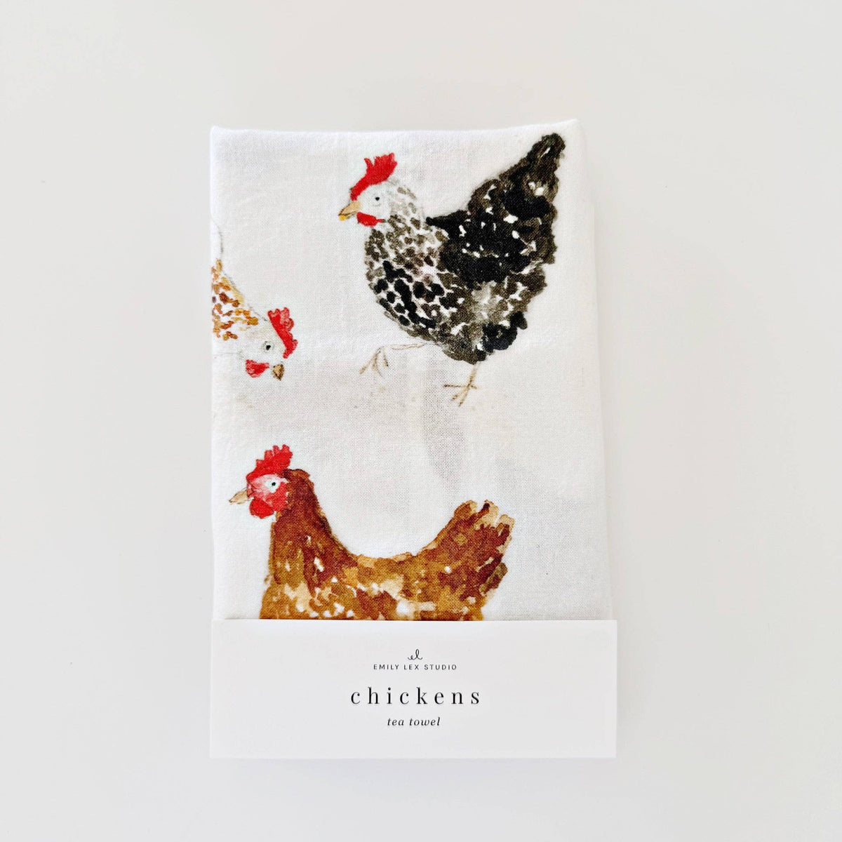 Chickens Tea Towel - The Preppy Bunny