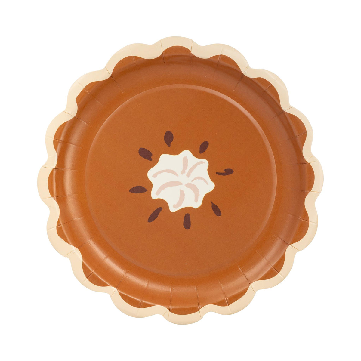 Pumpkin Pie Paper Plates