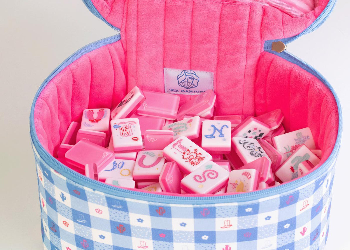 Miss Cowgirl Mahjong Tile Bag - The Preppy Bunny