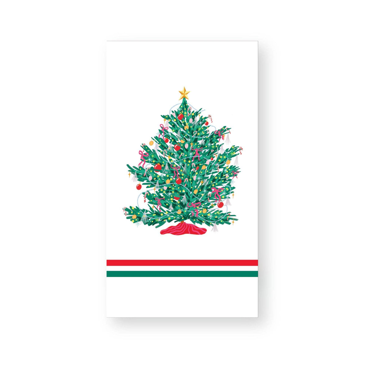 Christmas Tree Paper Guest Towel - Dinner Napkins