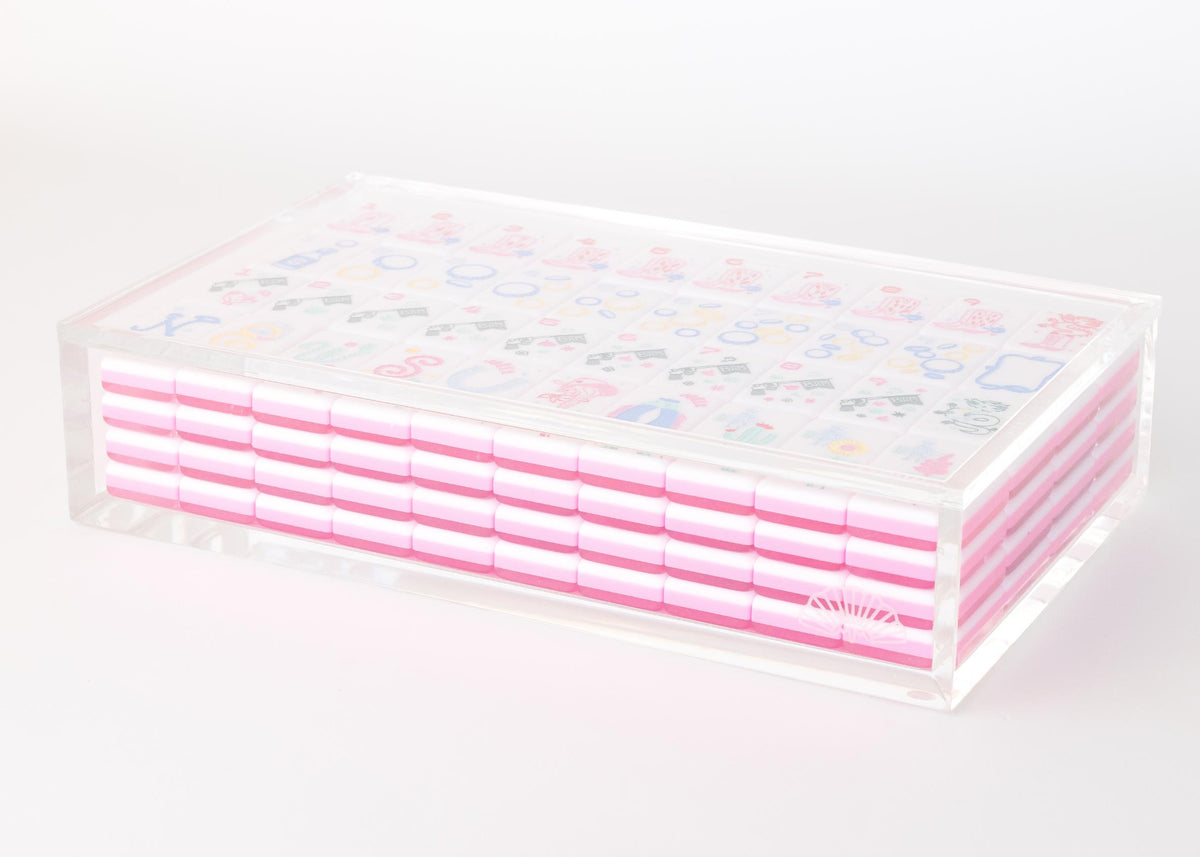 Classic Acrylic Box for Miss Mahjong Tiles - The Preppy Bunny