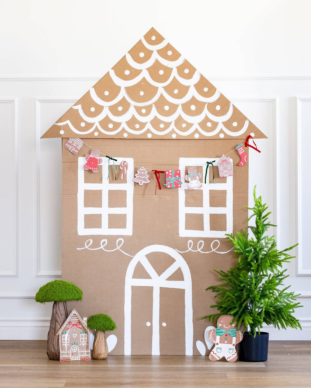 Gingerbread Banner - The Preppy Bunny