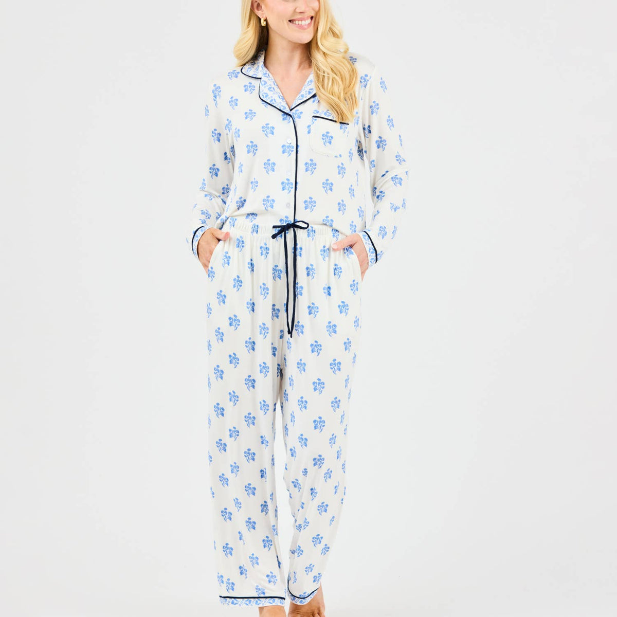 Pant Set Charlotte Moonlit Grace Blue