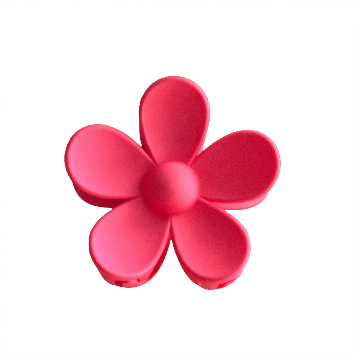 Hot Pink Flower Power Hair Clip - The Preppy Bunny