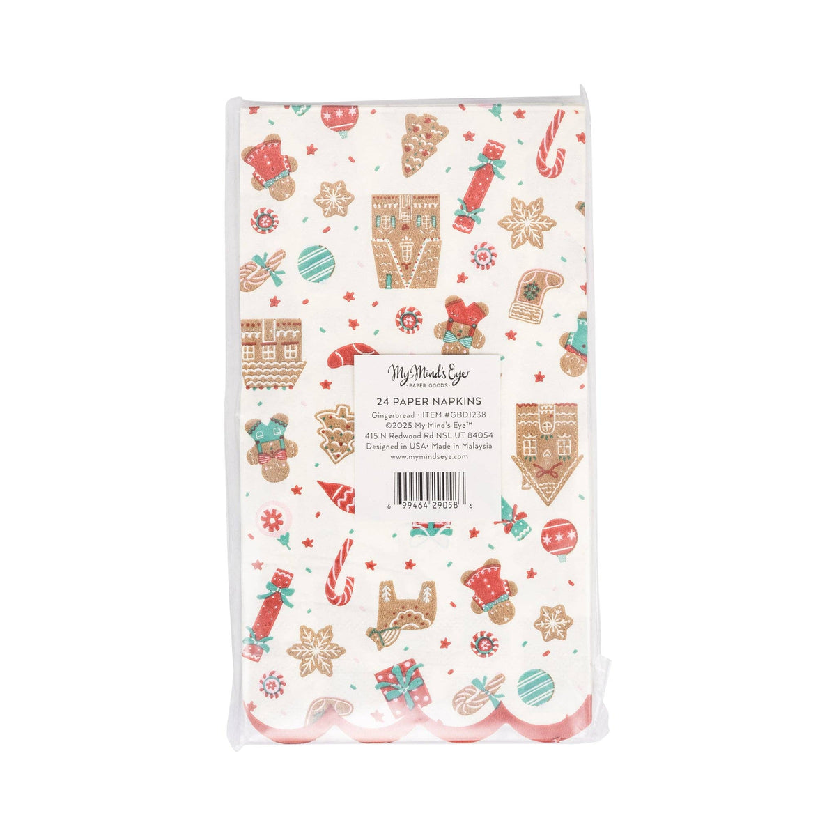 Gingerbread Paper Dinner Napkins - The Preppy Bunny