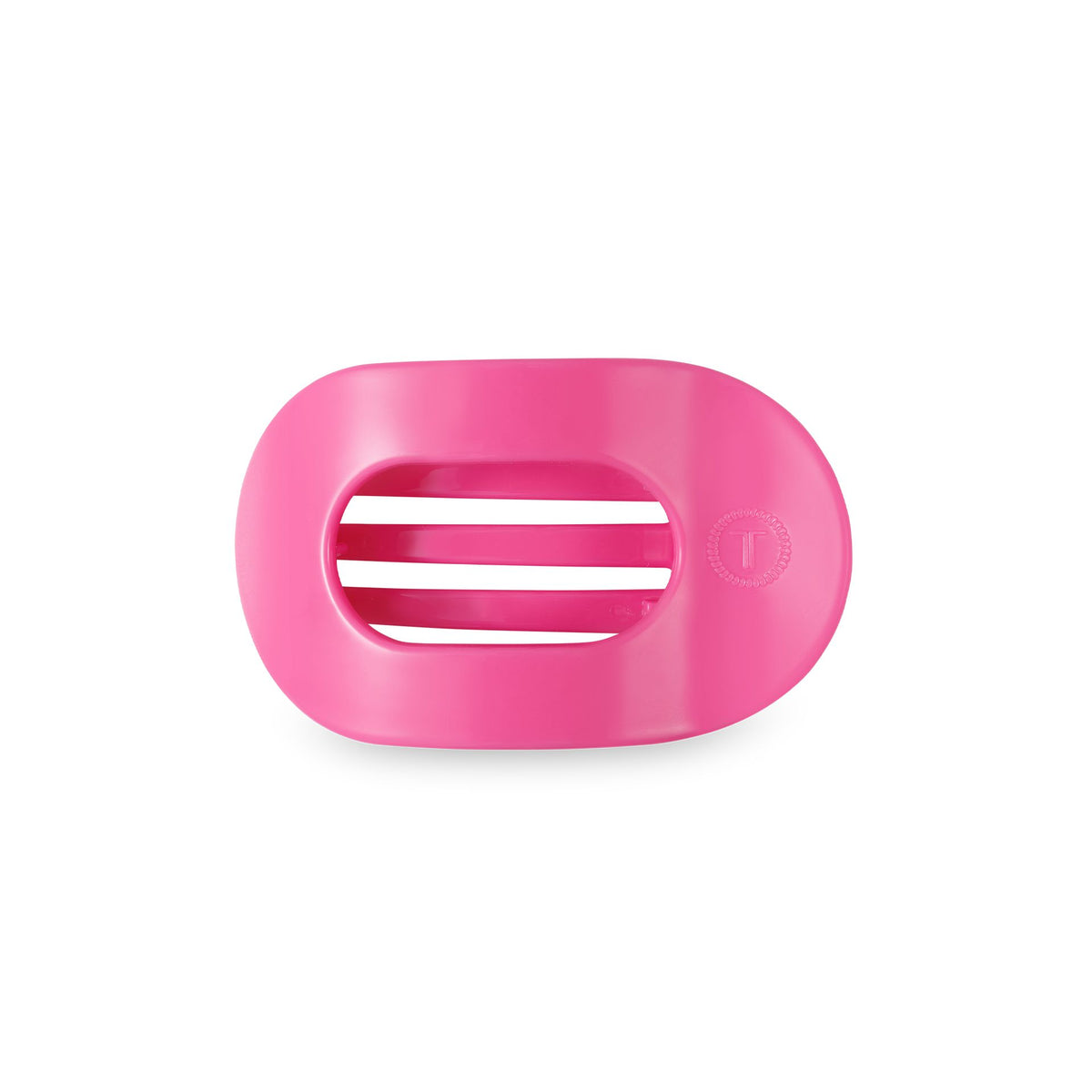 Paradise Pink Small Flat Round Hair Clip