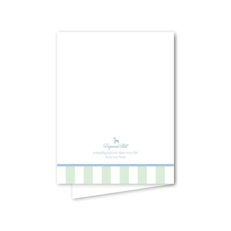 Funfetti Blue Cake Birthday Card - The Preppy Bunny