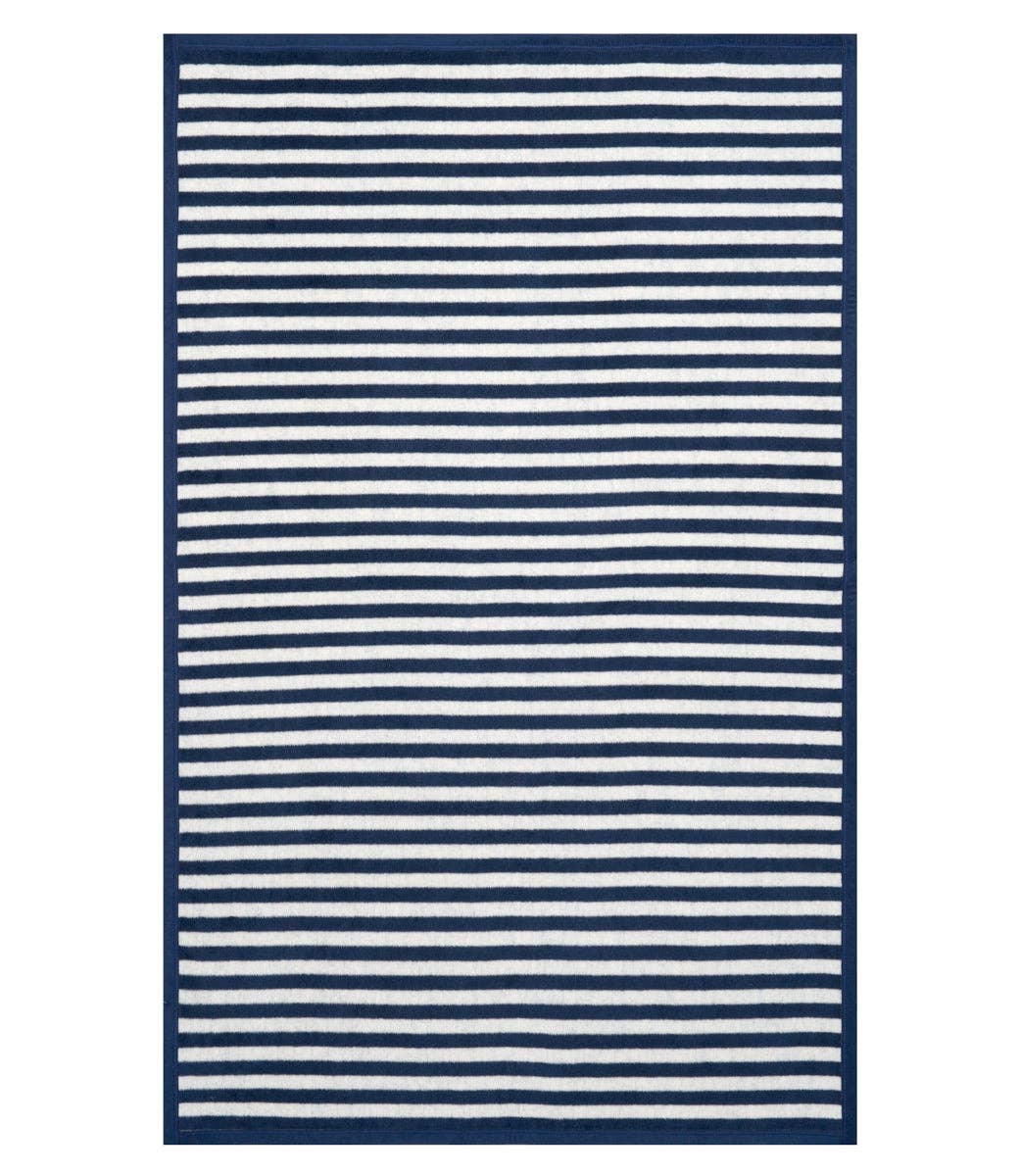 Sideline Stripe Navy Midi Blanket by ChappyWrap