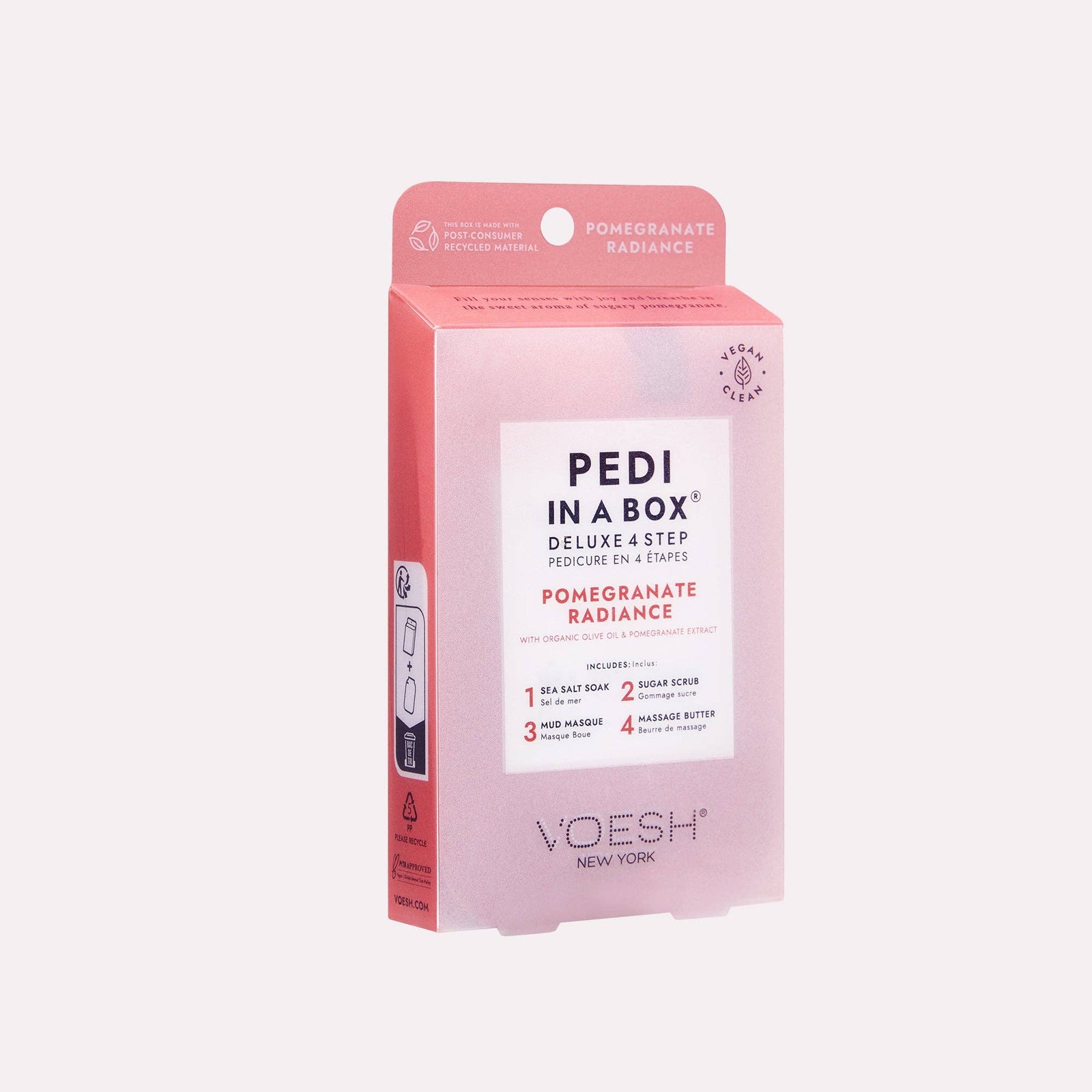 Pedi in a Box 4 Step - Pomegranate Radiance - The Preppy Bunny