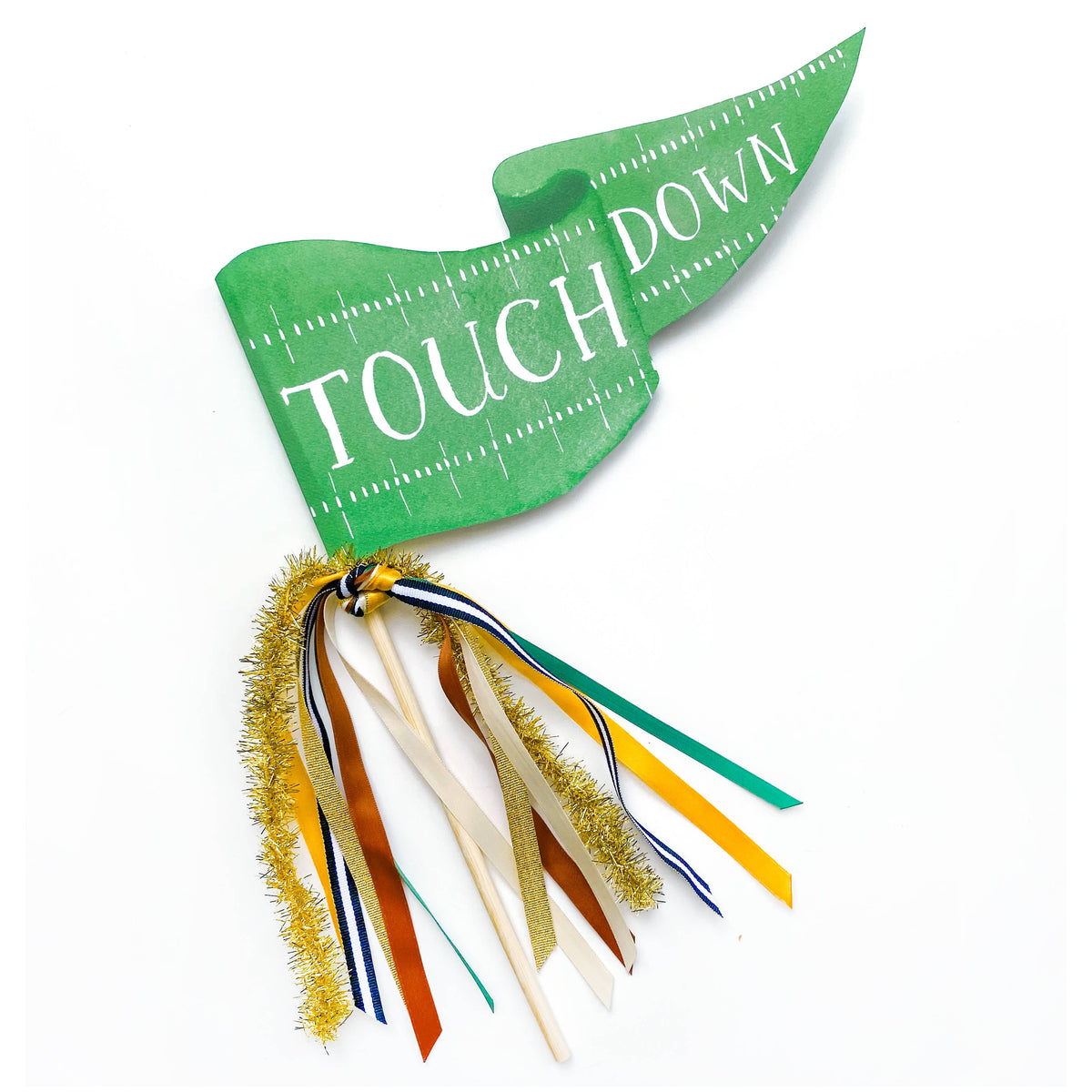 Touchdown Football Tailgate Party Pennant - The Preppy Bunny