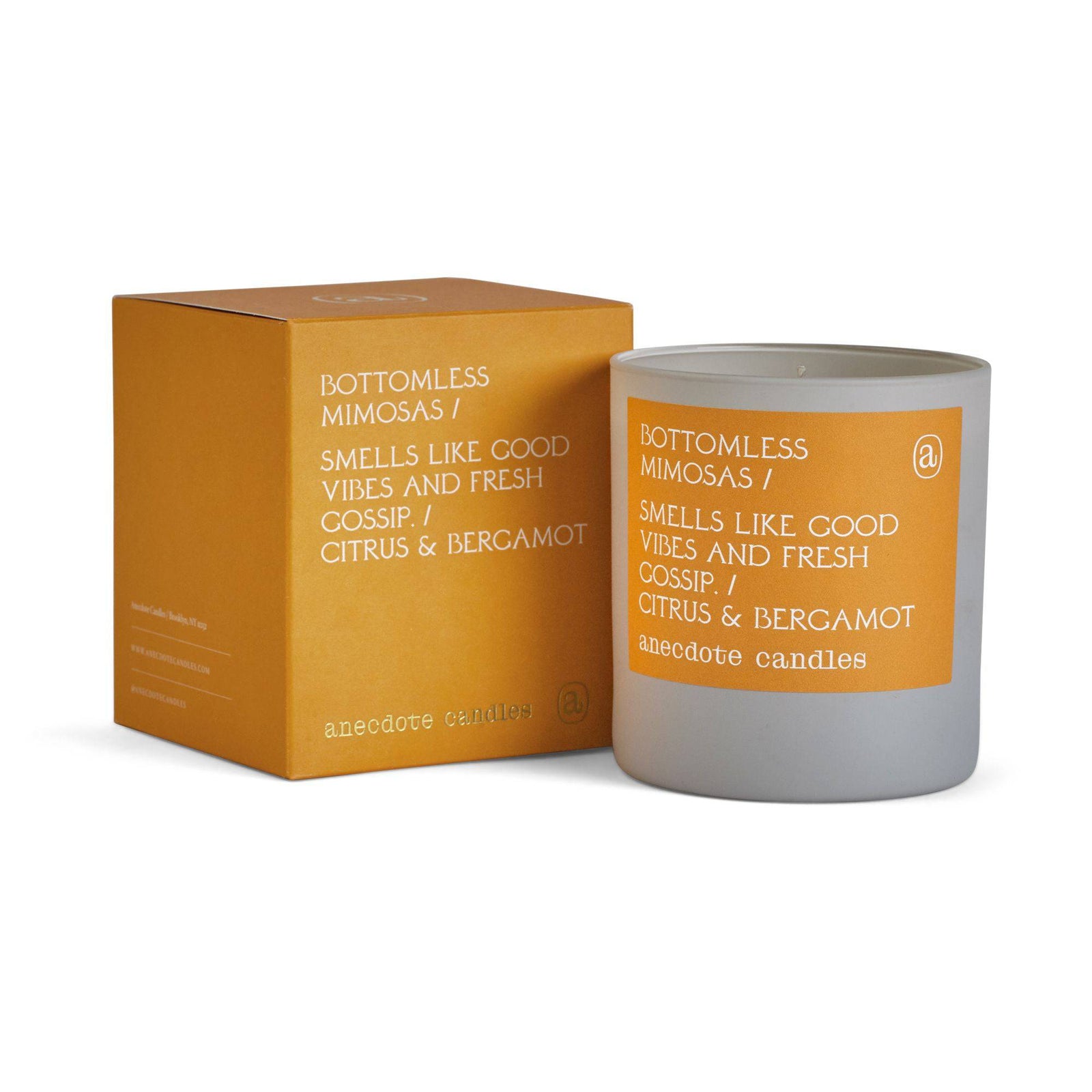 Bottomless Mimosas (Citrus & Bergamot) Candle: 9 oz boxed vessel - The Preppy Bunny