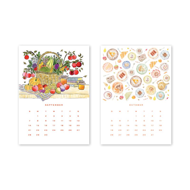 2025 Desktop Calendar Refill Only - The Preppy Bunny