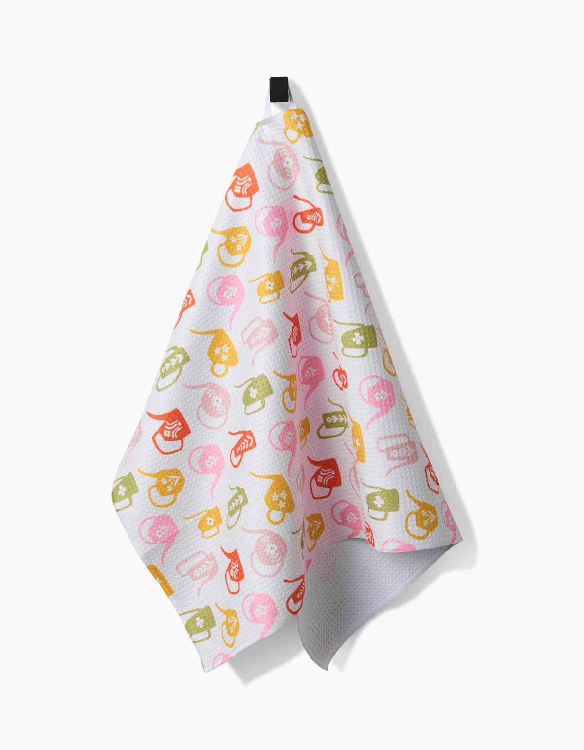 Retro Watering Cans Tea Towel by Geometry