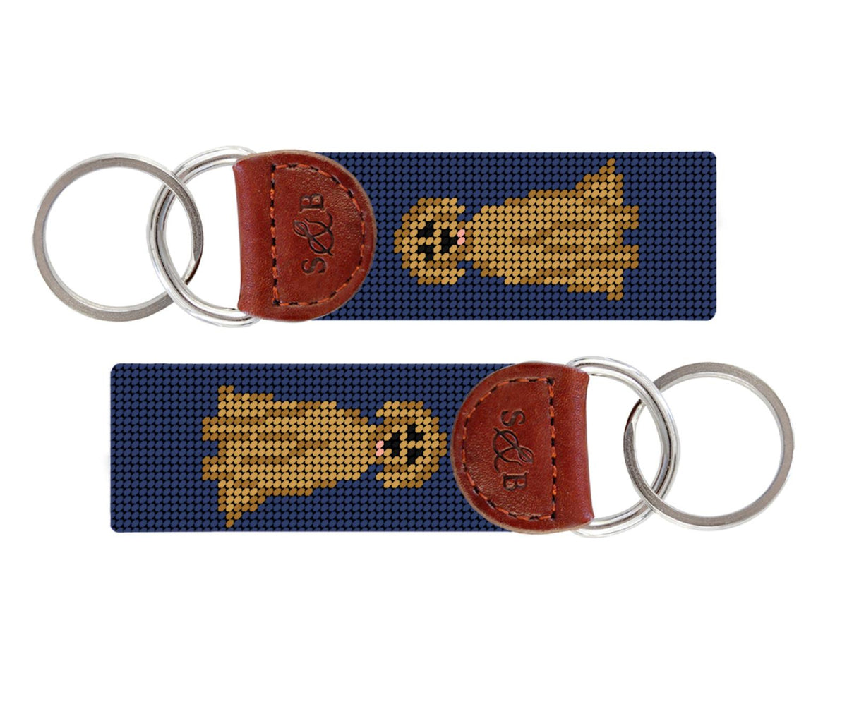 Constant Companion Needlepoint Key Fob