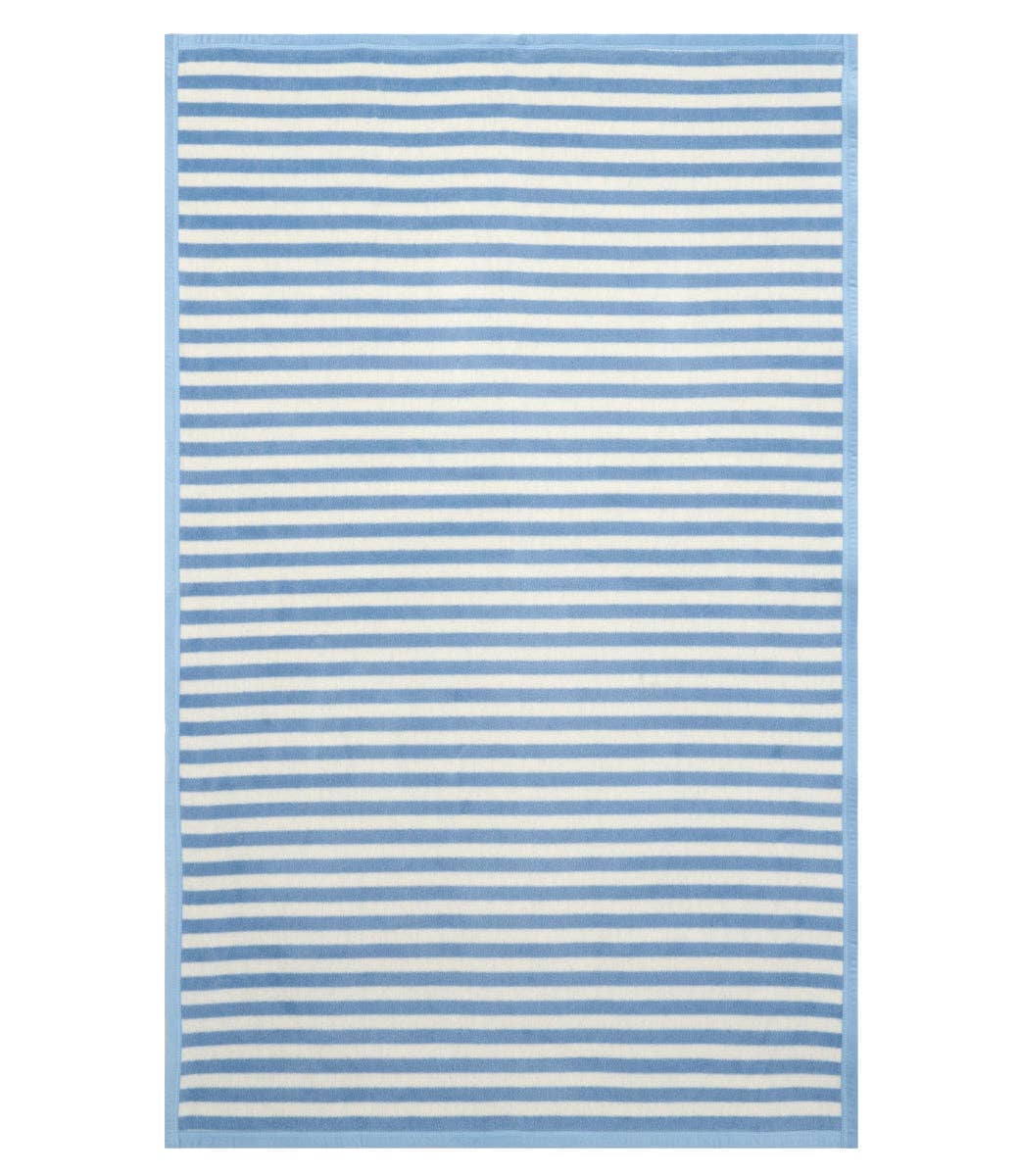 Sideline Stripe Bluebell Midi Blanket by ChappyWrap