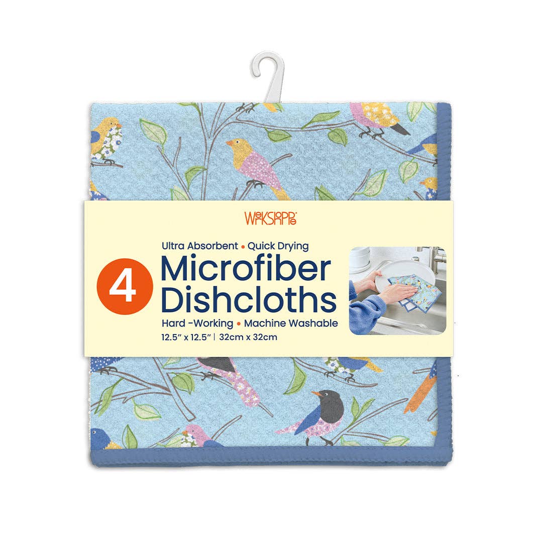 Floral & Finch Microfiber Dishcloths, Multi-purpose towels - The Preppy Bunny