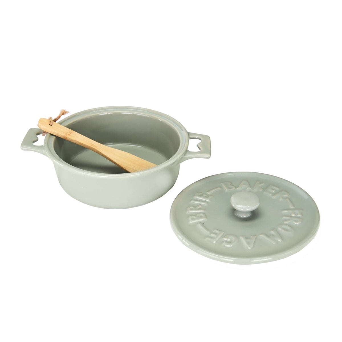 Brie Baker with Lid and Spreader - The Preppy Bunny