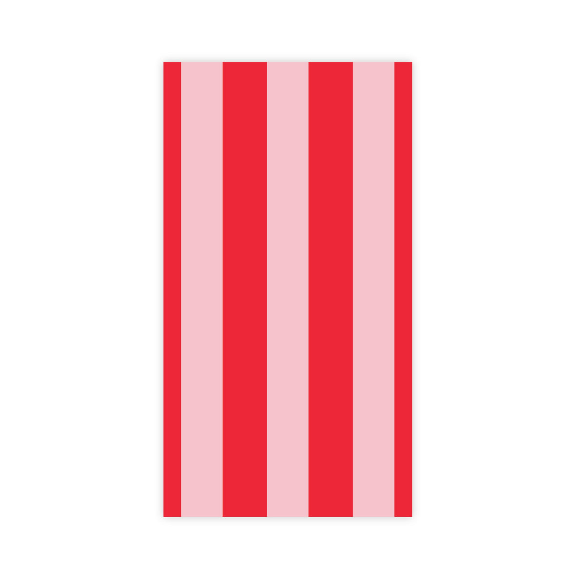 PINK & RED SIGNATURE CABANA STRIPE PAPER GUEST TOWELS - The Preppy Bunny