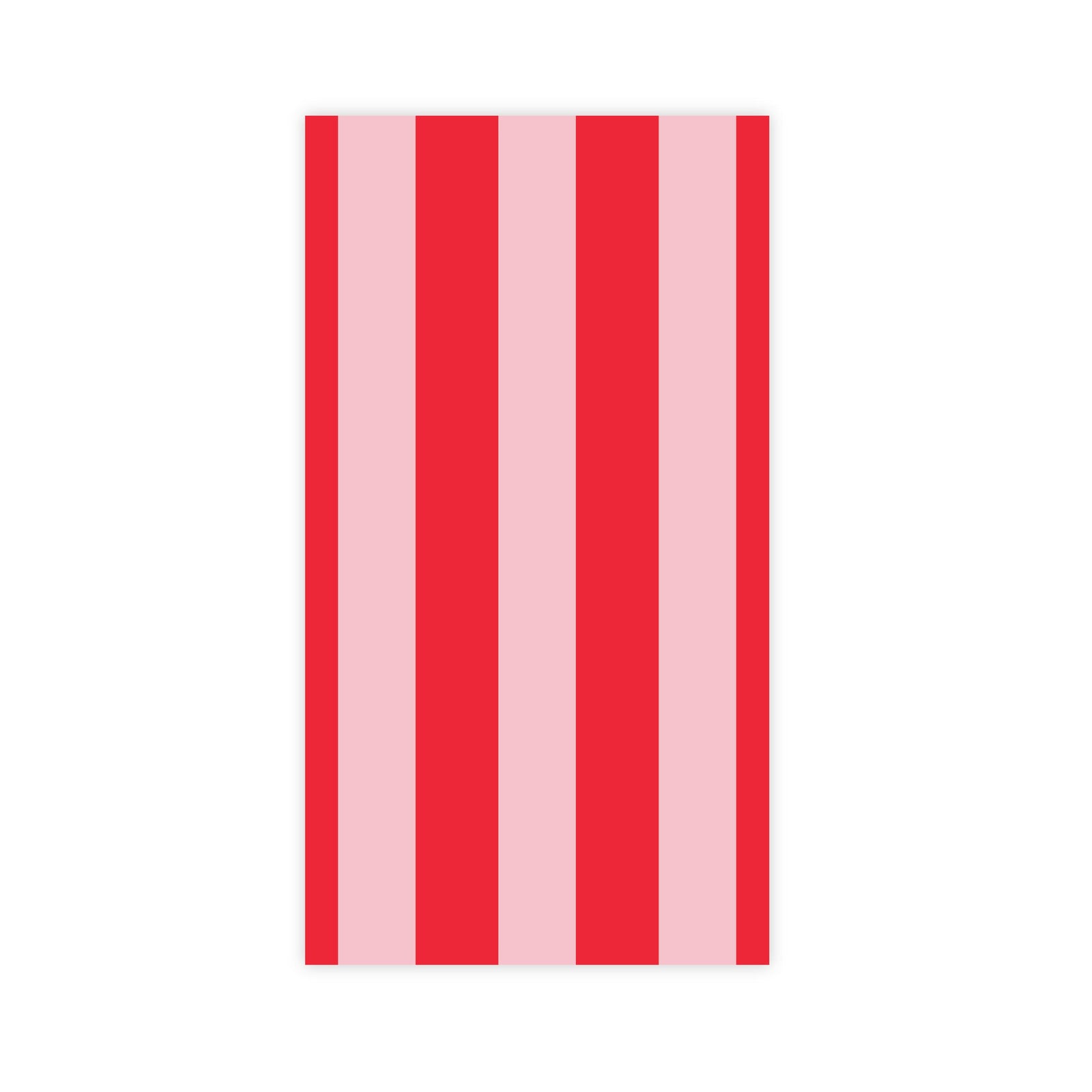 PINK & RED SIGNATURE CABANA STRIPE PAPER GUEST TOWELS - The Preppy Bunny