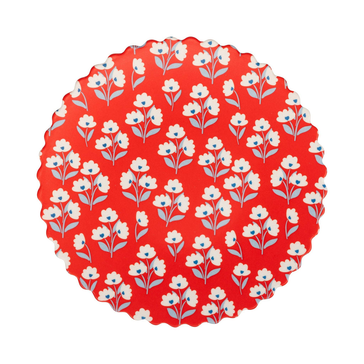 Floral Bamboo Plate Set - The Preppy Bunny
