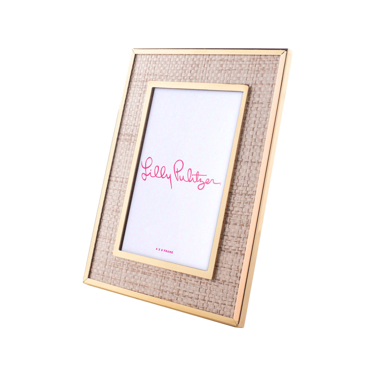 Medium Picture Frame in Raffia Mat - The Preppy Bunny