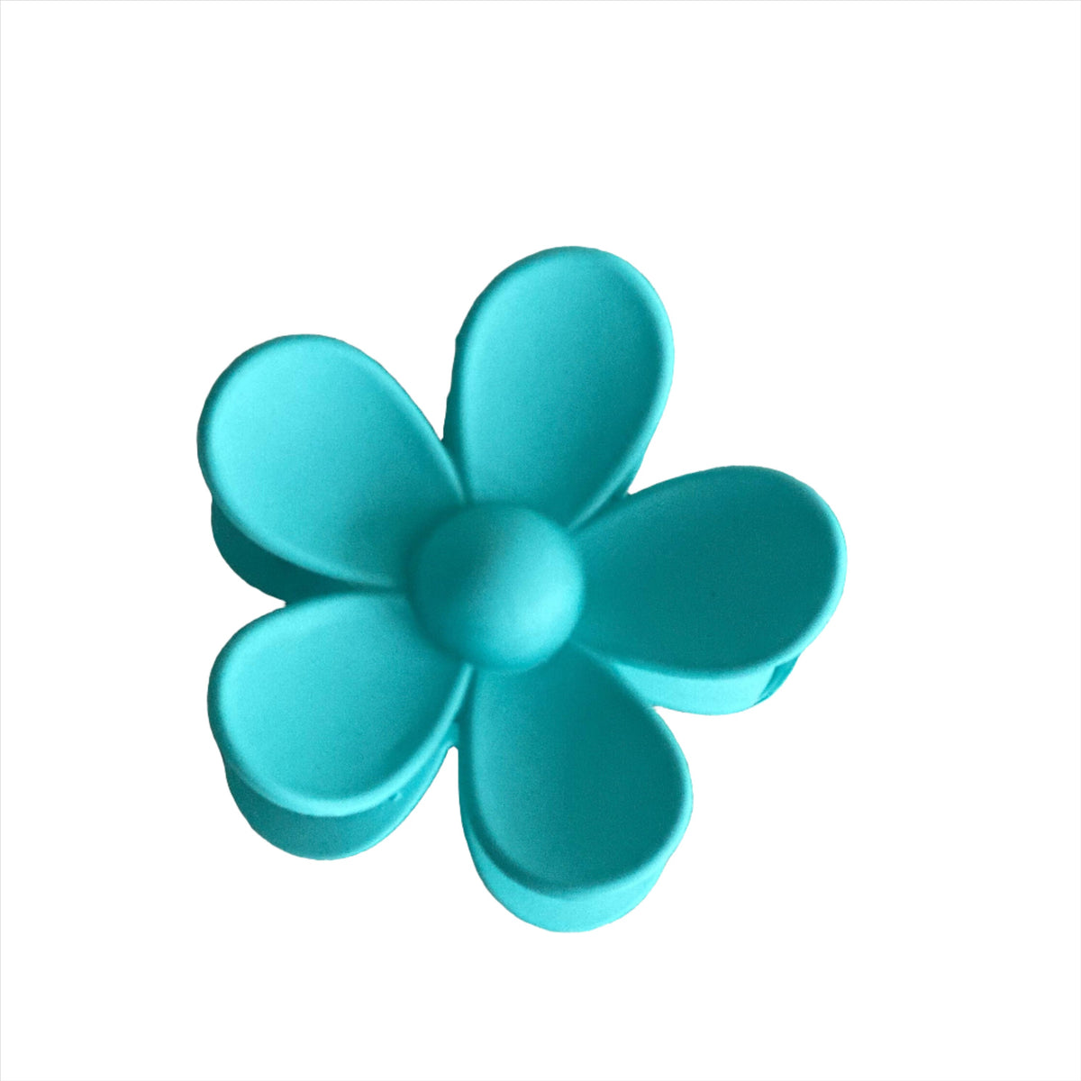 Flower Power &quot;Turquoise&quot; Hair Clip - The Preppy Bunny