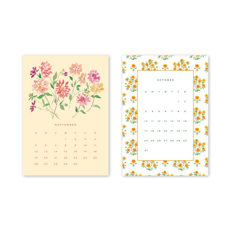 2027 Desktop Calendar by Dogwood Hill
