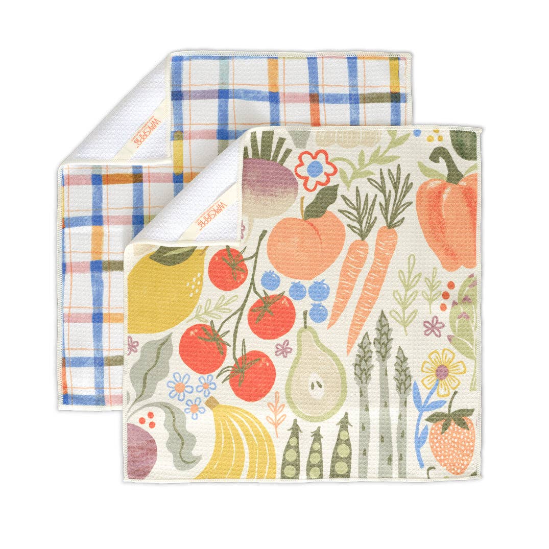 Farm Stand All Purpose Microfiber Towel Set - The Preppy Bunny