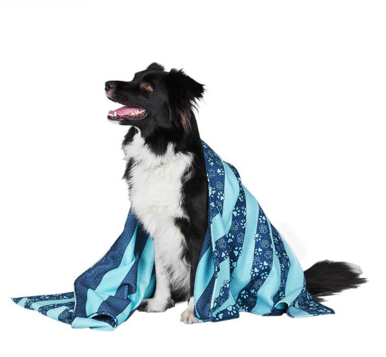 Quick Dry Dog Towel in Dog Days - 2 sizes - The Preppy Bunny